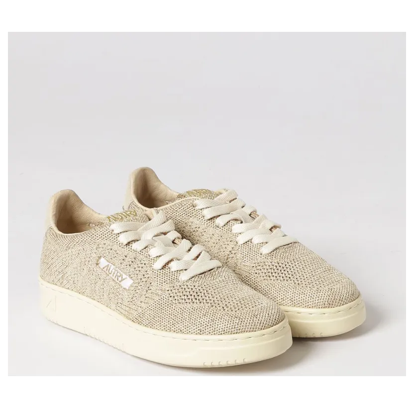 Autry Medalist Easeknit Crochet Knit Sneakers Grey (EKLWKU02)
