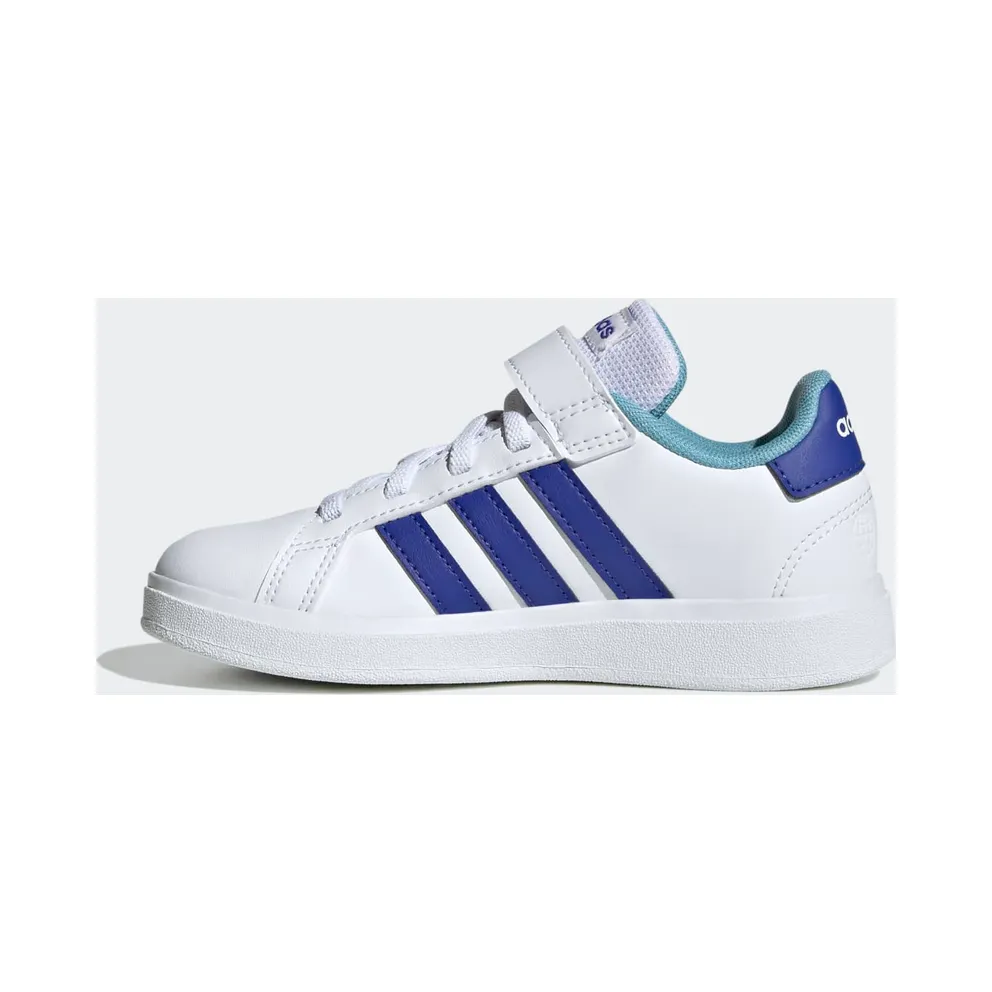 adidas Grand Court 2.0 Shoes Kids “Cloud White / Lucid Blue / Preloved Blue” (HP8915)