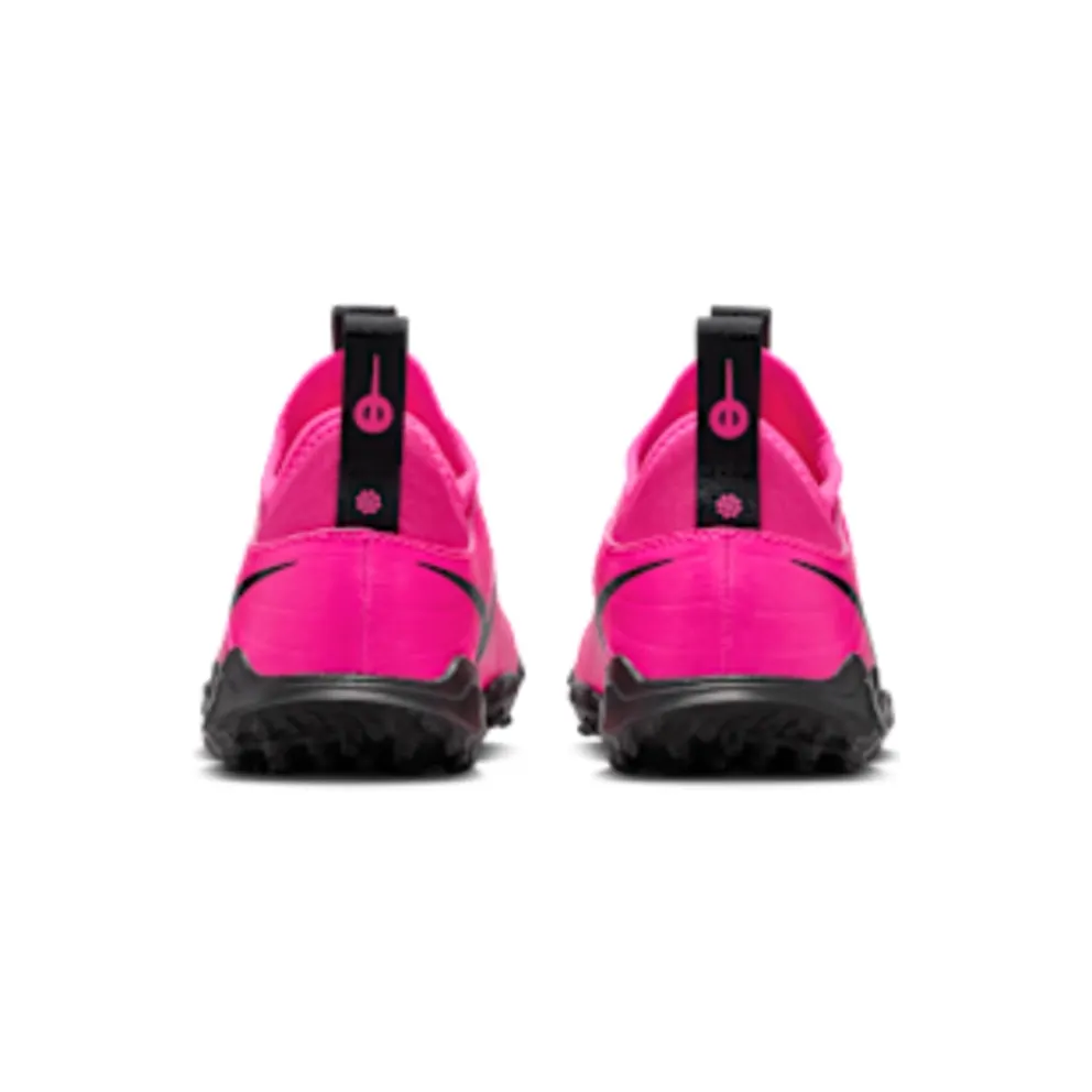 Nike Jr. Tiempo Maestro Flex ‘ Turf High-Top “Pink Blast / Black” (IB5030-600)