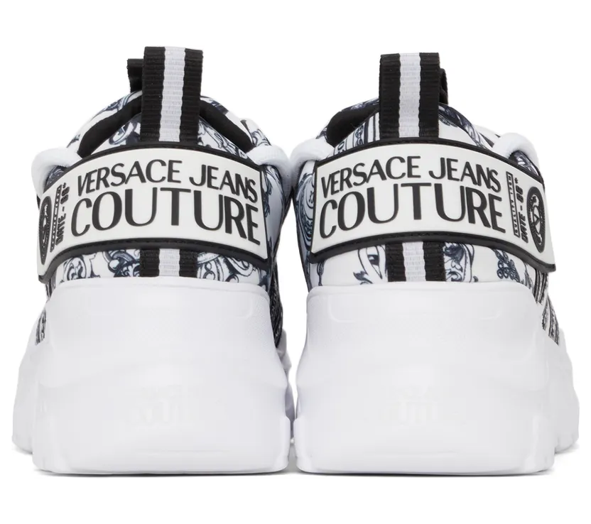Versace Jeans Couture Chunky Logo “White/Black” (E71YA3SC5 EZS053) (4)
