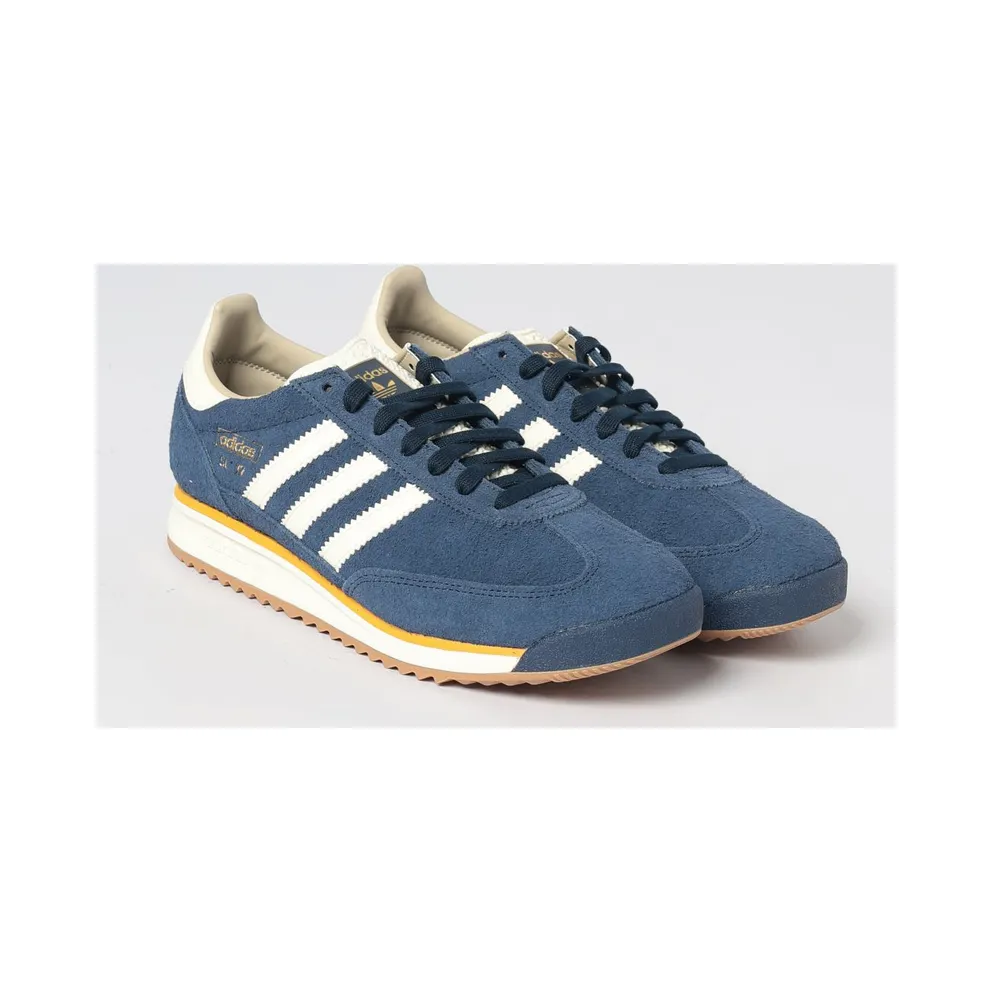 Adidas Originals SL 72 RS Suede Sneakers with Serrated Sole Navy (KH9673)