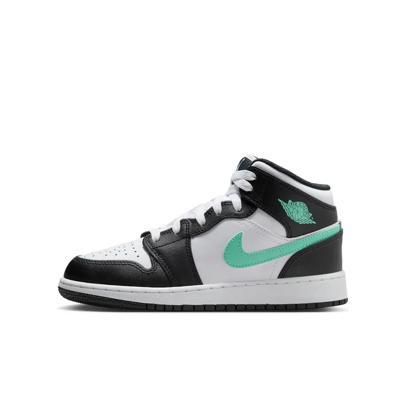 Air Jordan 1 Mid Green Glow (GS) (DQ8423-103)