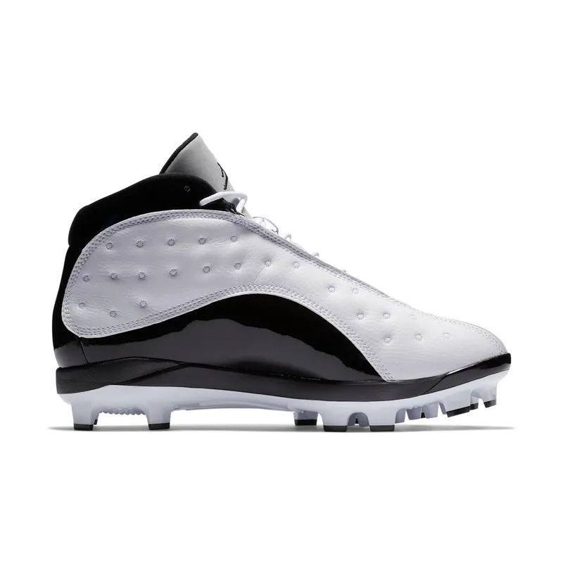 Jordan 13 Retro MCS Cleat Barons White/Black-Wolf Grey-Black (AJ8016-120)