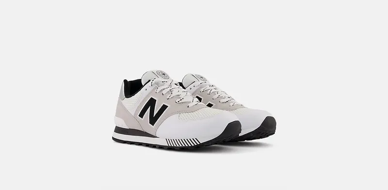 New Balance 574 White Black Grey (ML574VS2)