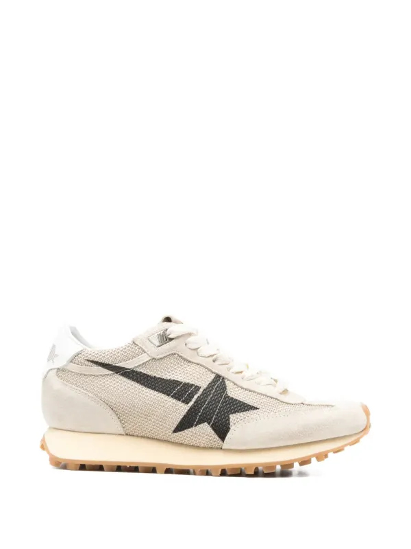 Golden Goose Marathon sneakers with sterdetail – Beige (GWF00683F007840)