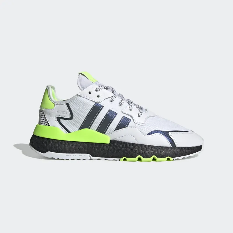 adidas Nite Jogger Cloud White Signal Green Cloud White/Core Black/Signal Green (EG6749)