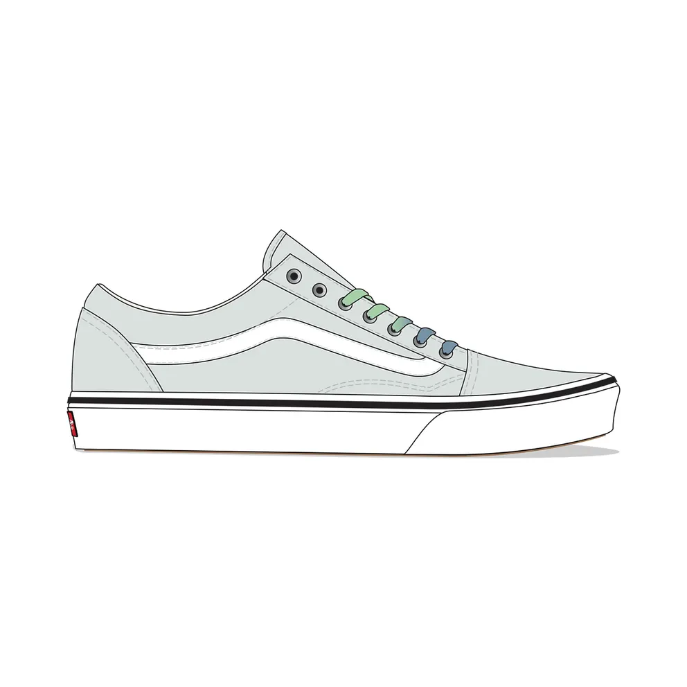 Vans ComfyCush Old Skool “Barely Blue-True White” (VN0A3WMA4BI)