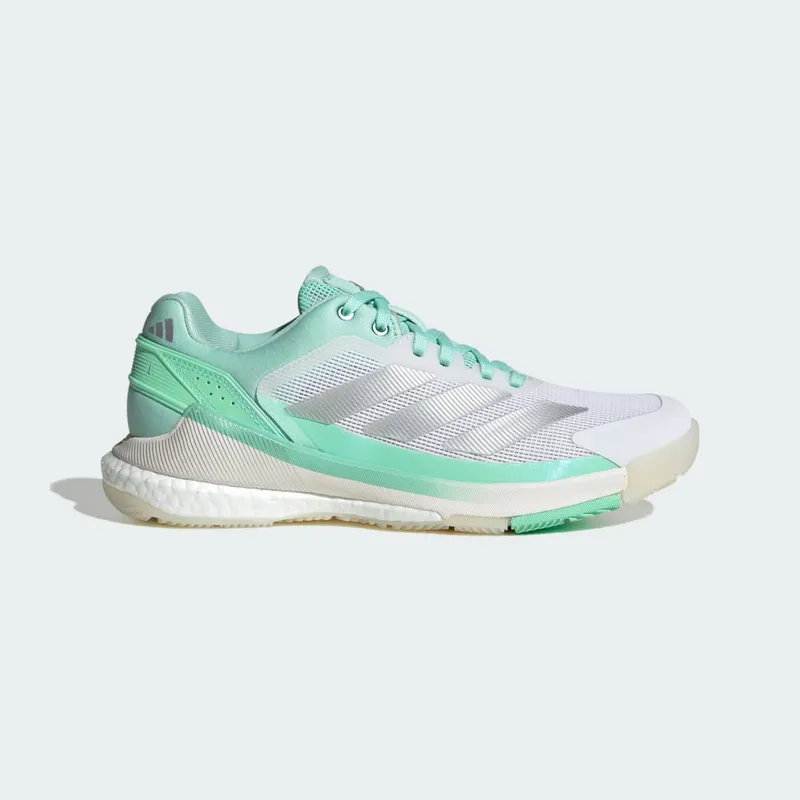 Adidas Crazyquick BOOST Padelschoenen Green / Silver Metallic / Pulse Mint (KI3589)