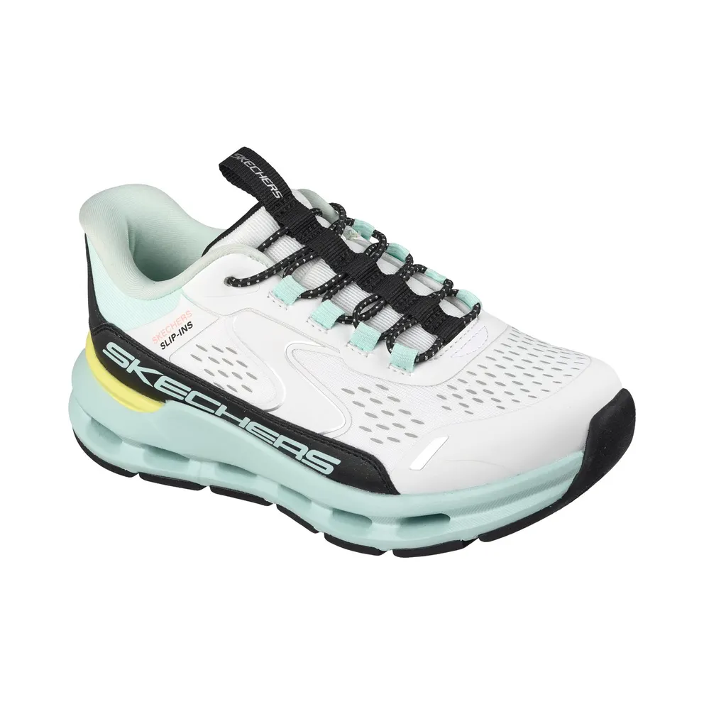 Skechers Slip-ins: Glide-Step – Vista Lane Sneaker White/Turkoois
