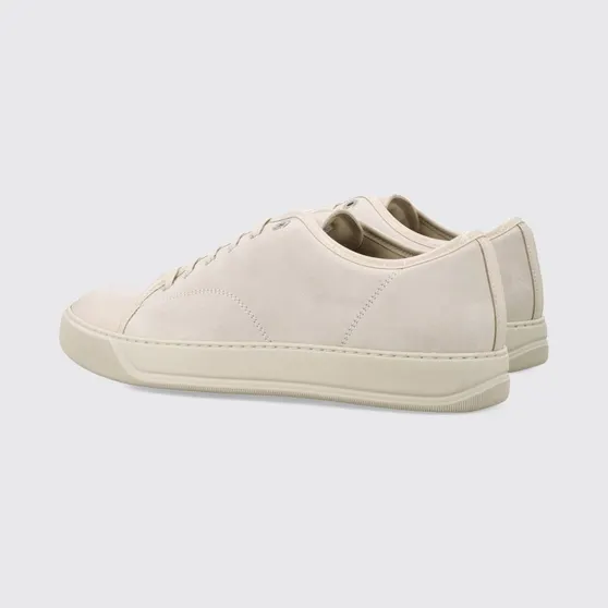 Lanvin DBB1 Low-Top Sneakers in Suede Calfskin with Rubber Sole Beige (FMSKDBB1VBAL07)