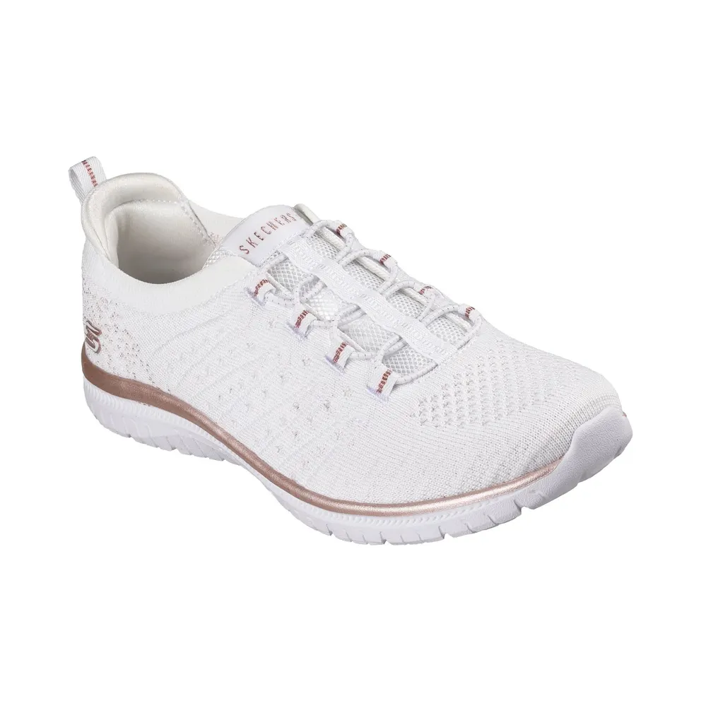Skechers Virtue “Copper Dream Sneaker White / Roos Gold” (104723WTRG)