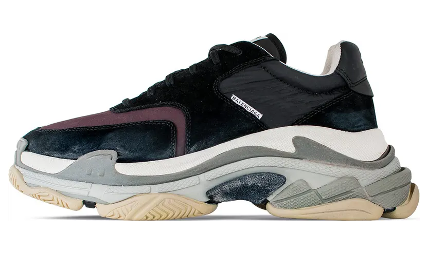 Balenciaga Triple S Black Burgundy (514008-W09S1-1058)