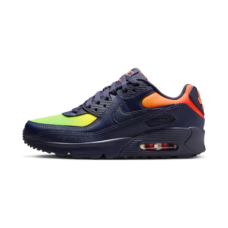 Nike Air Max 90 LTR “Lemon Venom / Hyper Crimson / Laser Orange / Blackened Blue” (CD6864-701)