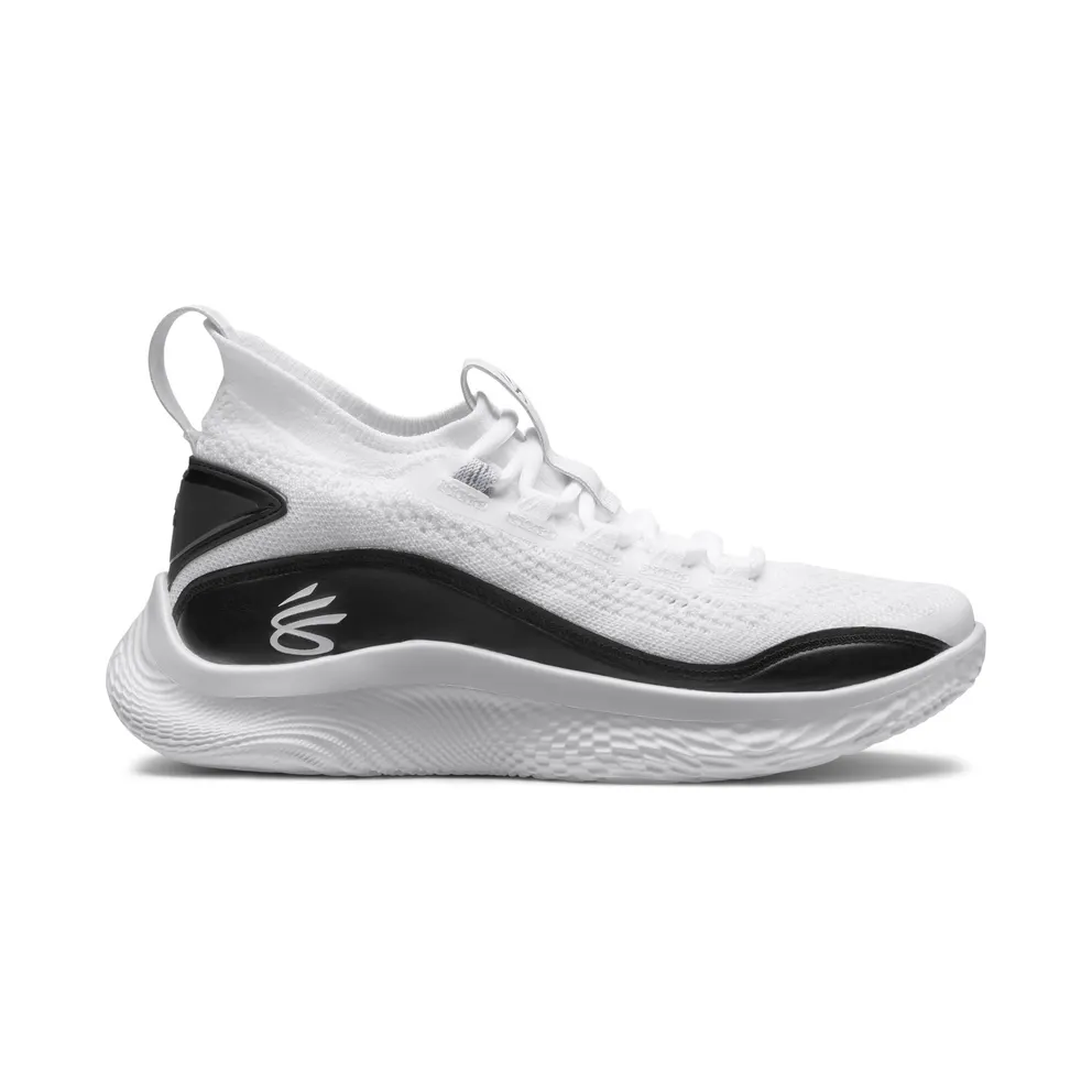 Under Armour Basketball Shoes Grade School Curry Flow 8 White (3023527-103)