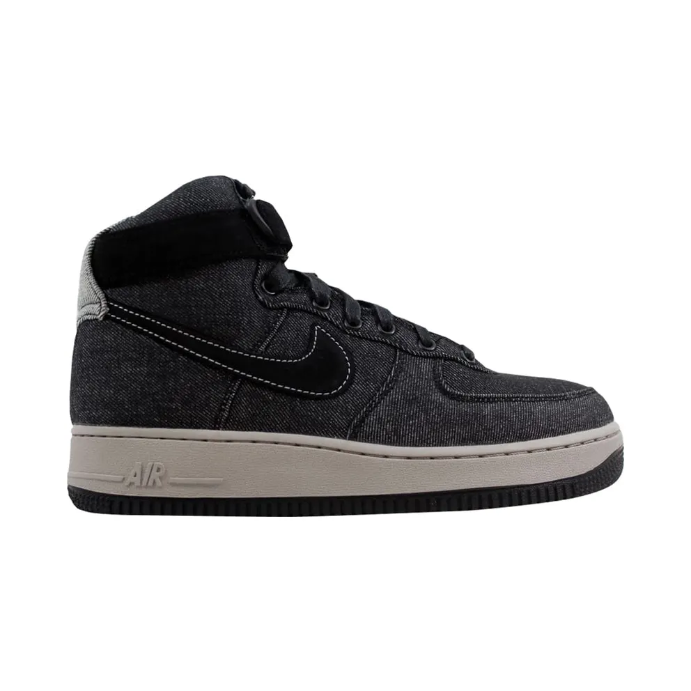 Nike Air Force 1 Hi SE Denim Black/Dark Grey-Cobblestone (W)