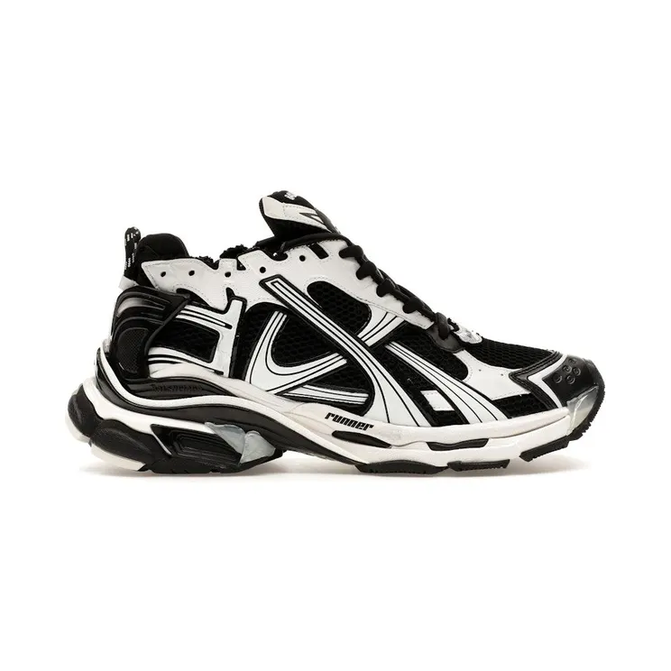 Balenciaga Runner Black White (772774W3RMU9010)