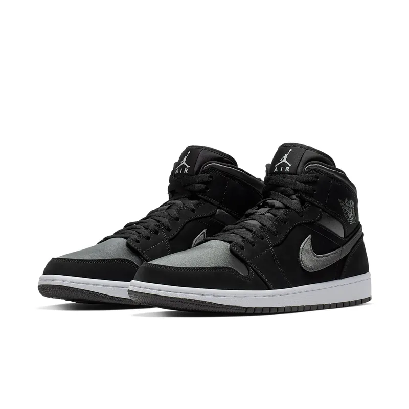 Jordan 1 Mid Nylon Black Anthracite Black/Anthracite-White (852542-012)