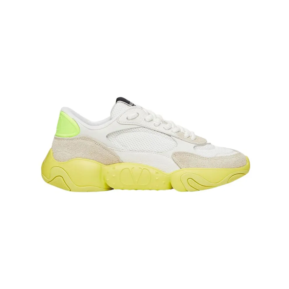 Valentino Garavani Bubbleback White Ice Neon Yellow (XY2S0F08KNZU87)