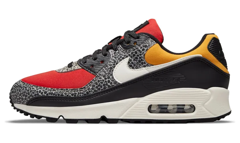 Nike Air Max 90 SE Safari Black Chile Red (DC9446-001)
