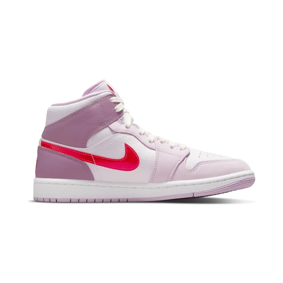 Air Jordan 1 Mid Valentines Day Release – “White / Pink / Crimson” (DR0174-500)