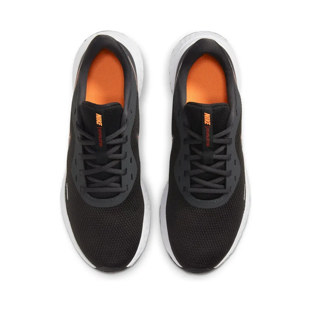 Nike Revolution 5 “Black / Total Orange / Gym Red / Dark Smoke Grey” (BQ3204-014)