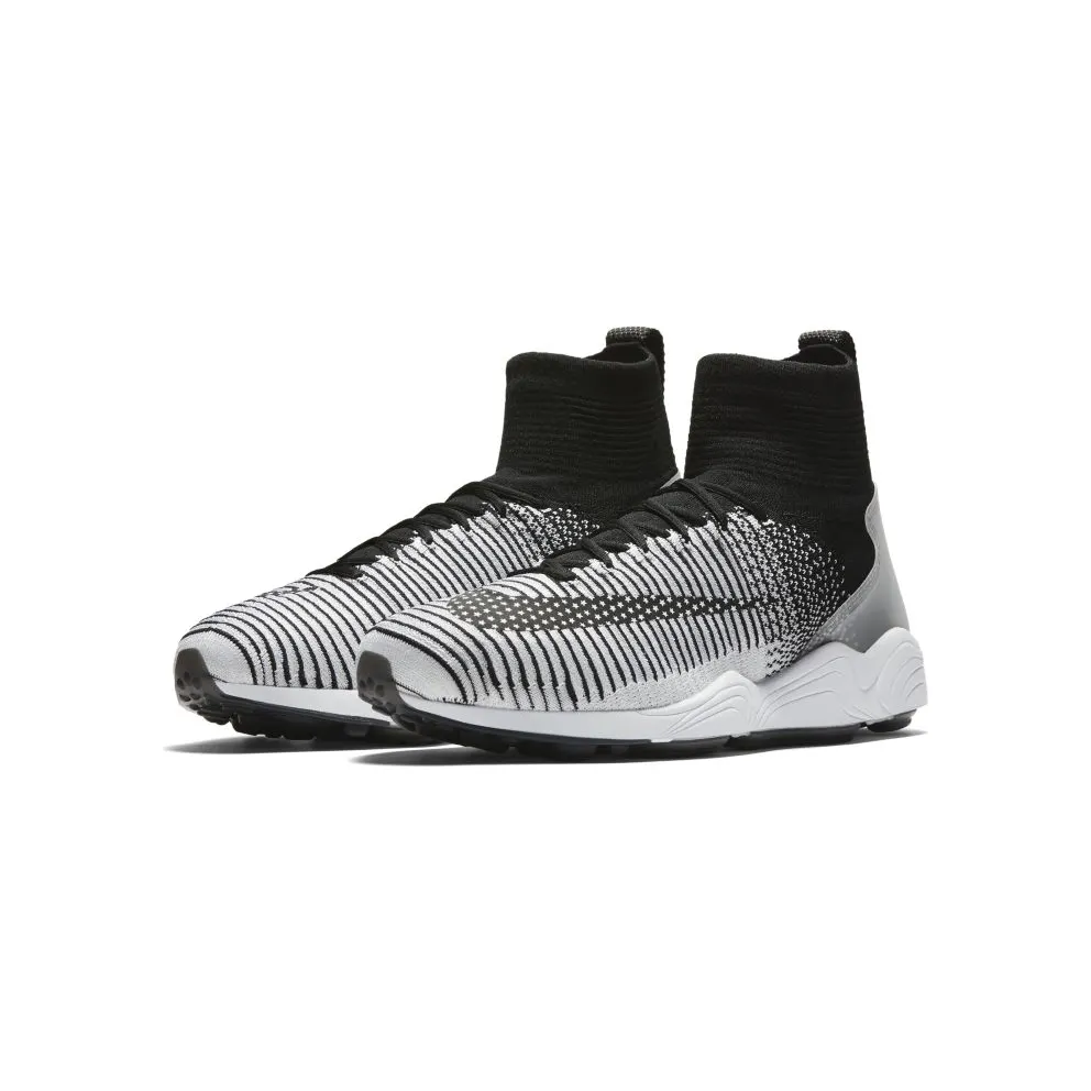 Nike Zoom Mercurial XI Flyknit FC Black/White Black/White (852616-002)