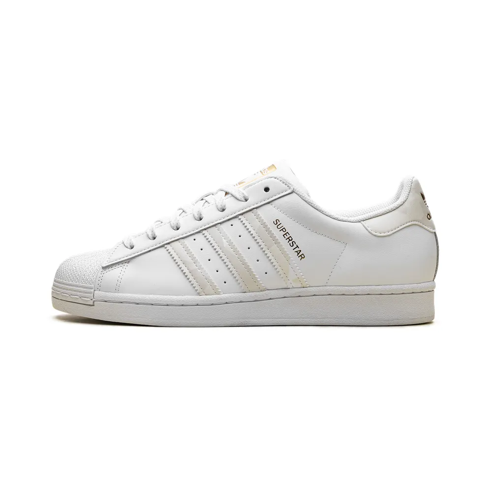 adidas Superstar Schuh Cloud White / Core Black / Gold Metallic (FX9088)