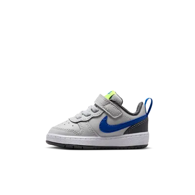 Nike Court Borough Mid 2 “Grey Fog / Iron Grey / Volt / Game Royal” (BQ5453-012)