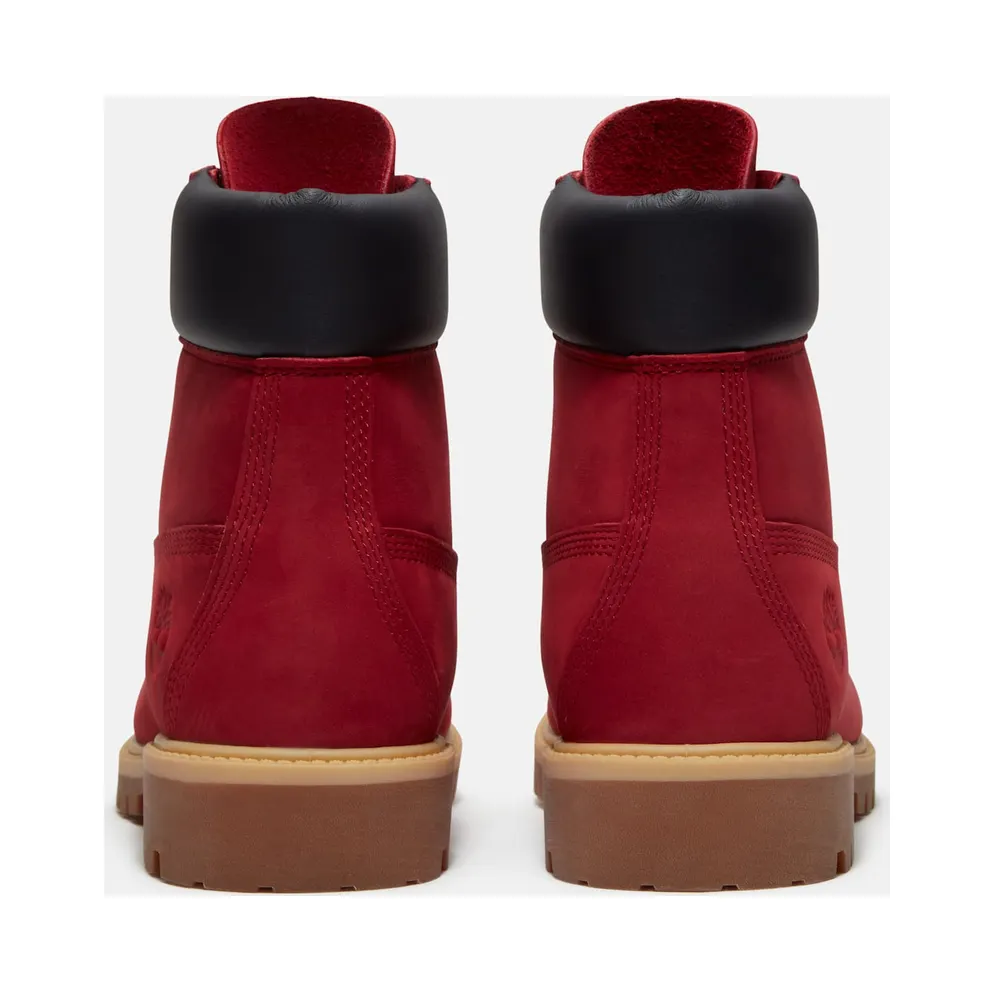 Timberland 6″ Premium Waterproof Boot Dark Red Nubuck (TB0A41MW-EQ1)