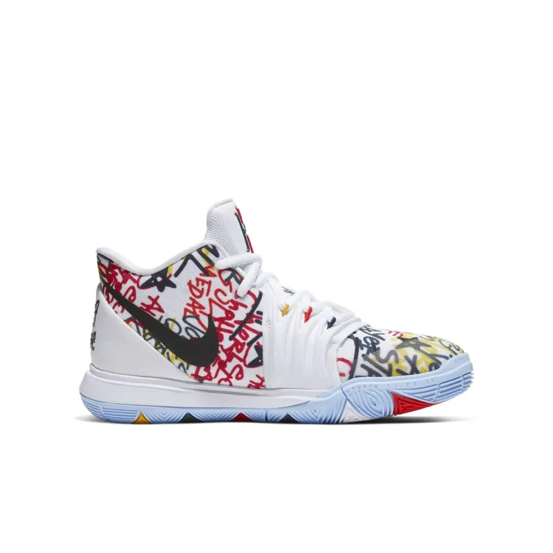 Nike Kyrie 5 Keep Sue Fresh Sue Bird (GS) White/Multi-Color (CW4403-100)