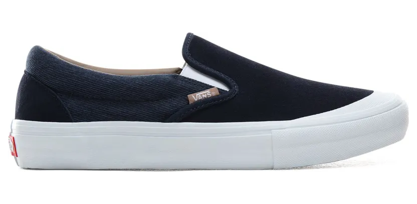 VANS Slip-on Pro Schoenen Van Keperstof (Navy)