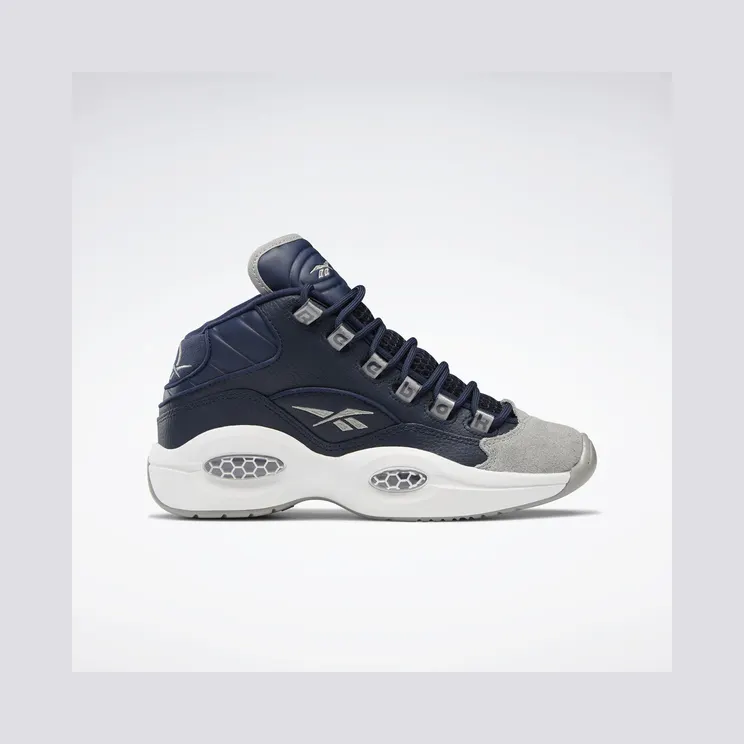 Reebok Question Mid Georgetown 2020 (GS) Carbon/Faux Indigo-White (Other Brands Other)