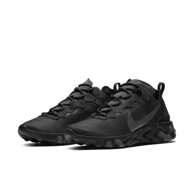 Nike React Element 55 Triple Black (2018) (BQ6166-008)