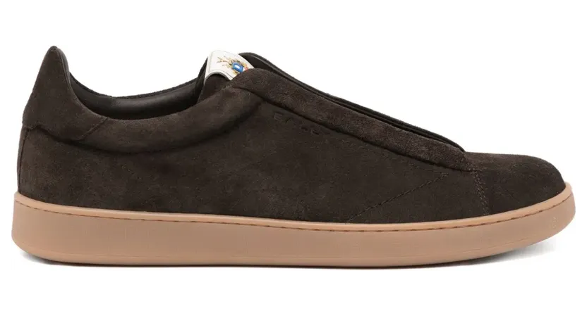 Bally Klassische Slip-On-Sneakers – Blau (MSK0F8SU012)