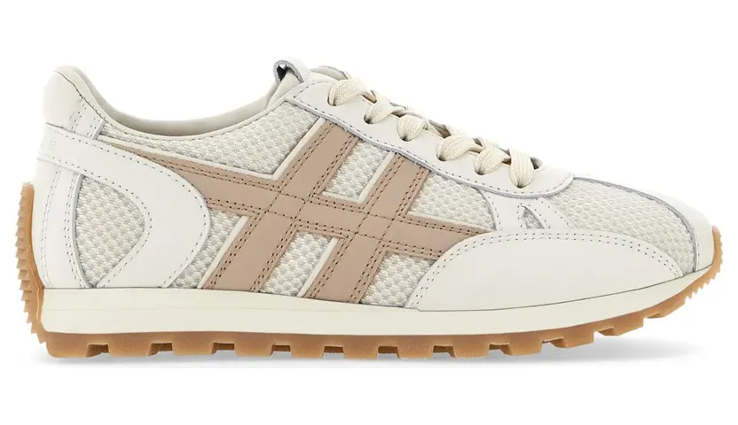 Hogan Sneakers met logo – Beige (HXW6710FQ80U6S)