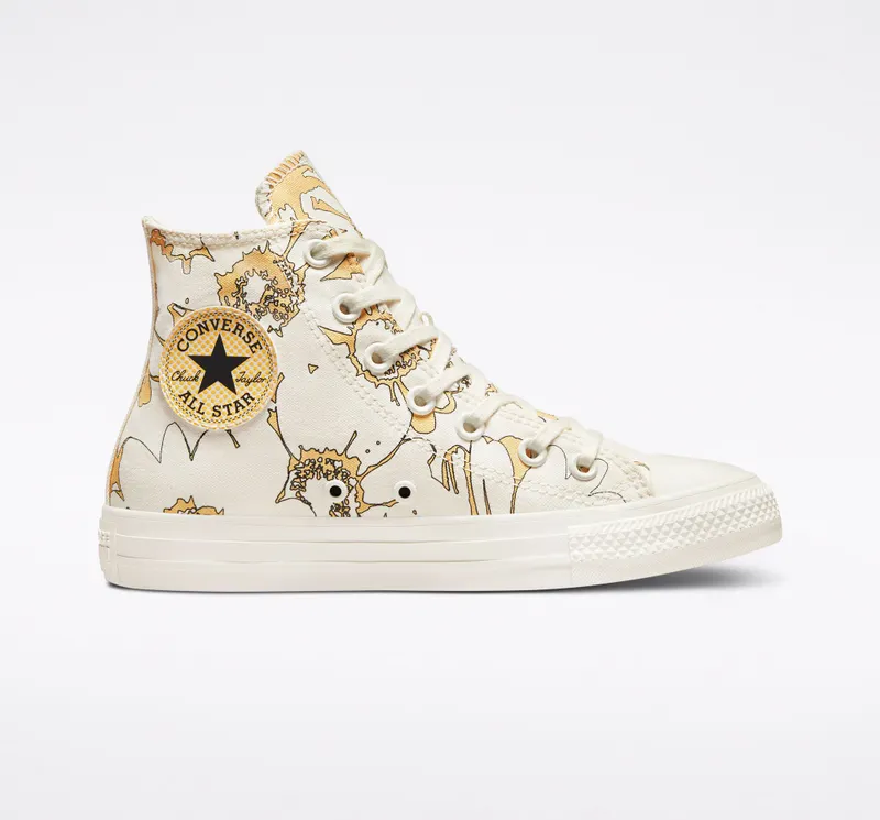 Converse Chuck Taylor All Star Crafted Florals Egret/cyber Mango/egret (A01188C)
