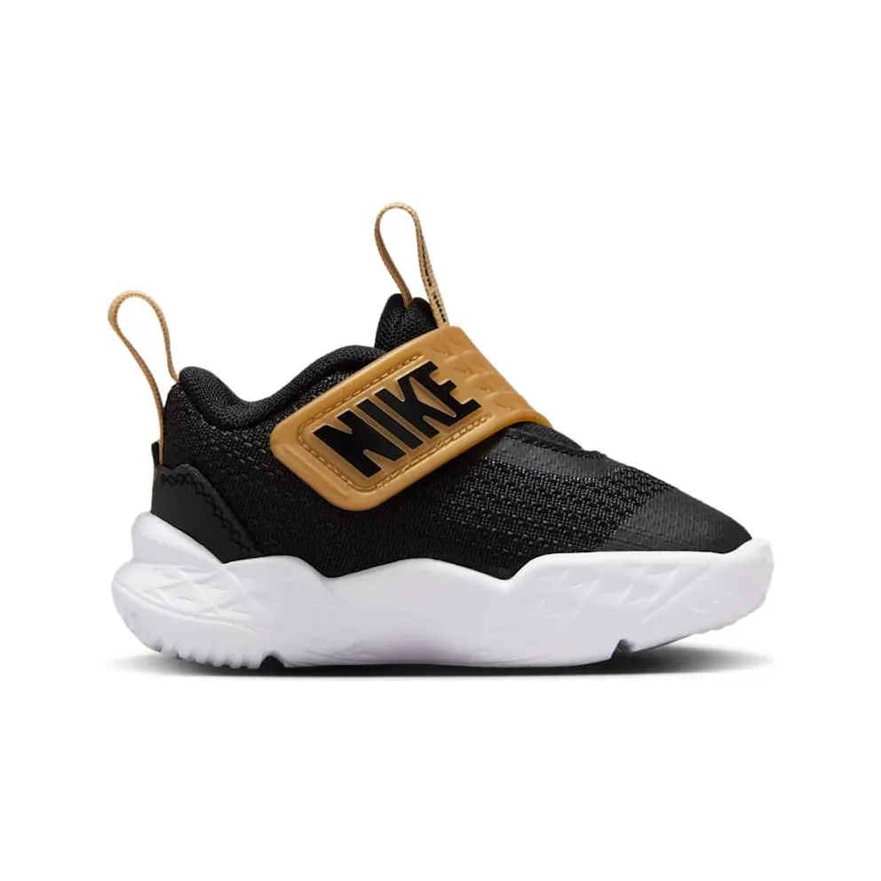 Nike Team Hustle D 12 Black Metallic Gold White (HF6281-003)