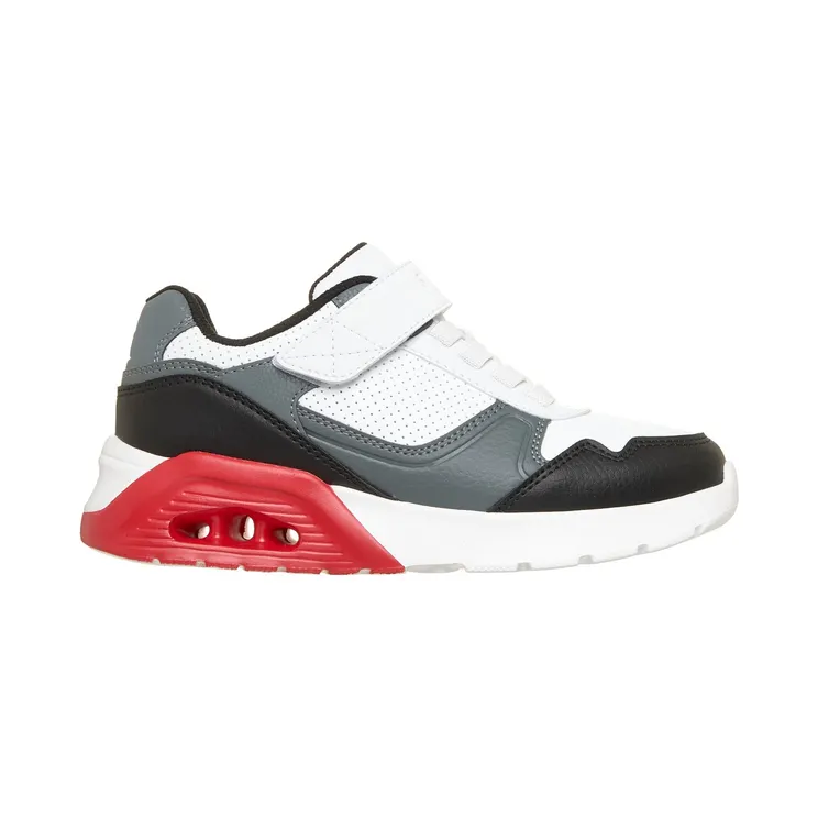 Skechers UNO Lite 2.0 – Pillar Duo Wht/Zwart/Rood