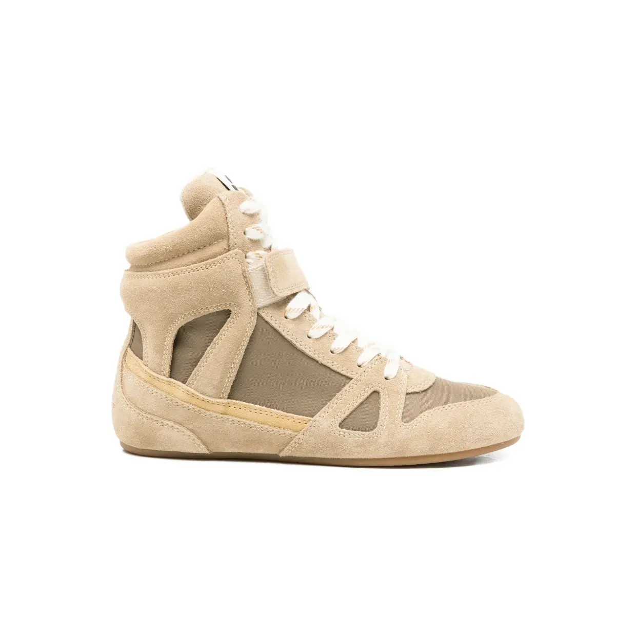 Isabel Marant Senny High-Top-Sneakers aus Wildleder “Grey” (BK0092FAD2E01S)