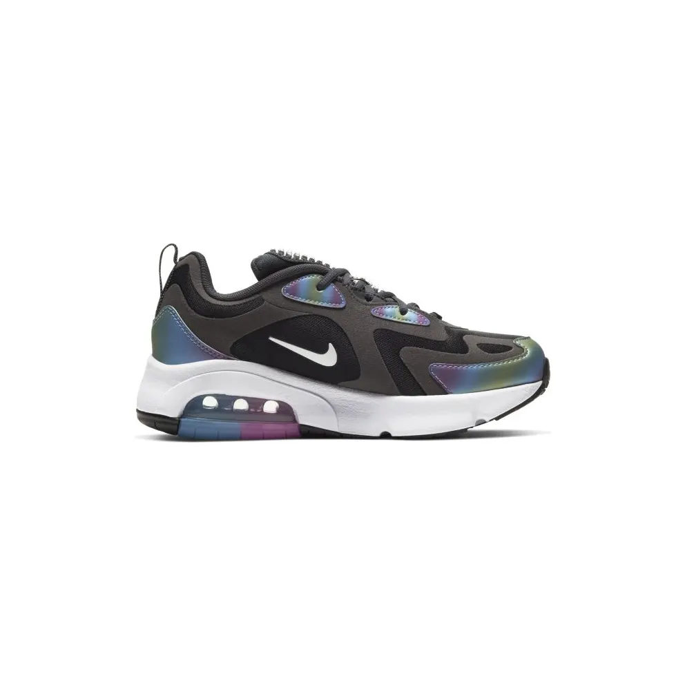 Nike Air Max 200 Bubble Pack Black (GS) Dark Smoke Grey/Black-White-White (CT9632-001)