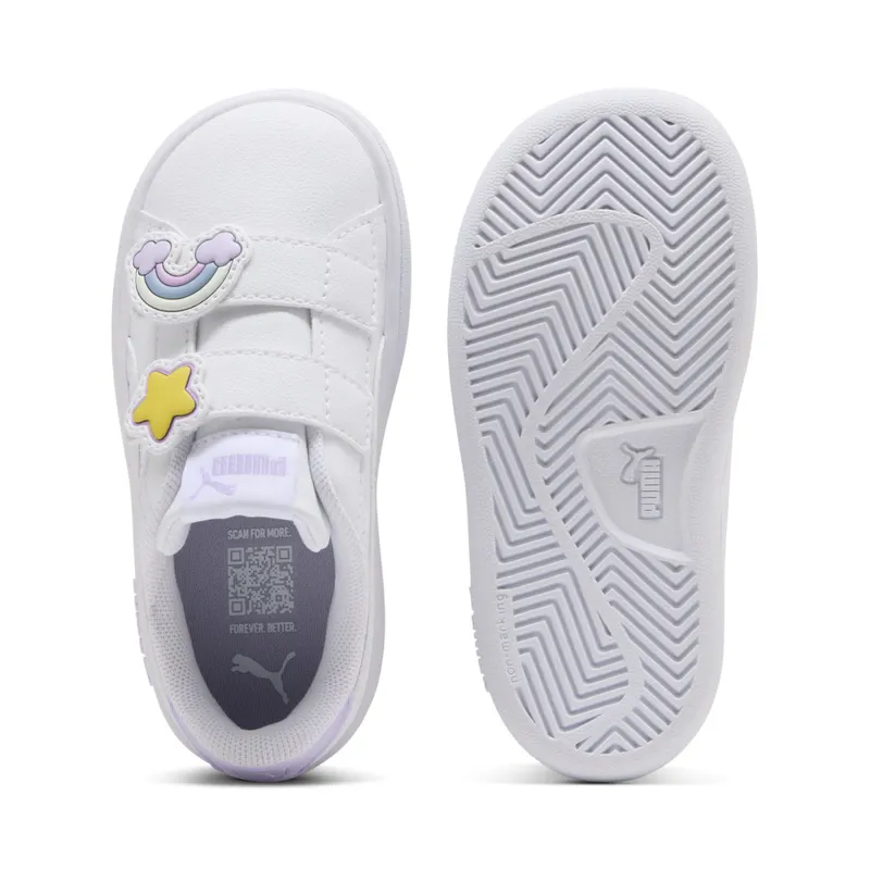 Puma Smash 3.0 Badges “Puma White / Light Lavender” (397287_10)