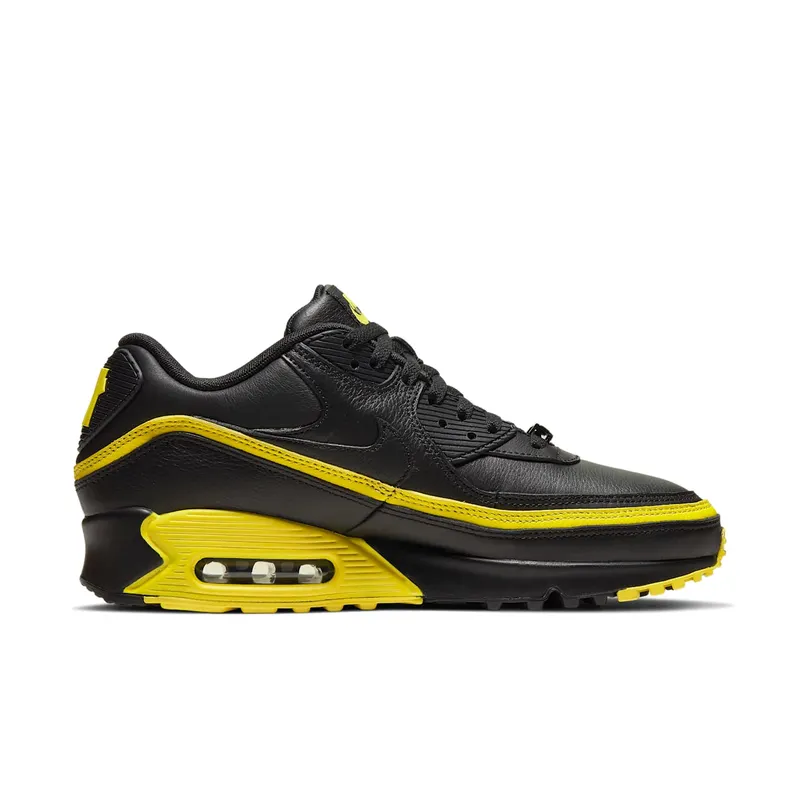 Nike x Undefeated Air Max 90 Black Yellow (2019) (CJ7197-001)