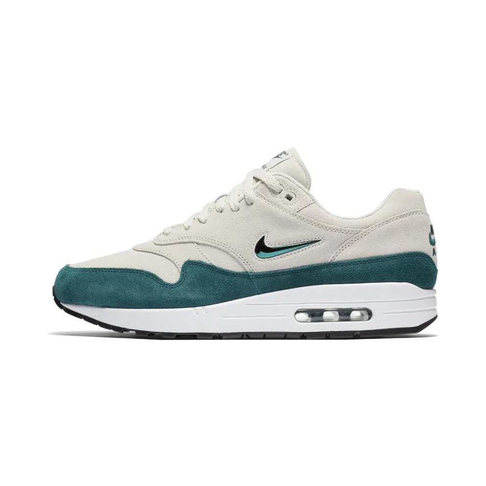 Nike Air Max 1 Jewel Atomic Teal Light Bone/Dark Atomic Teal-White-Black (918354-003)