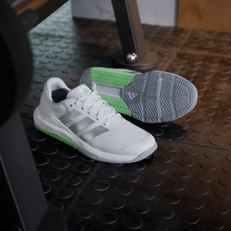 Adidas Dropset Base Cloud White / Matte Silver / Lime Burst (JS3048)
