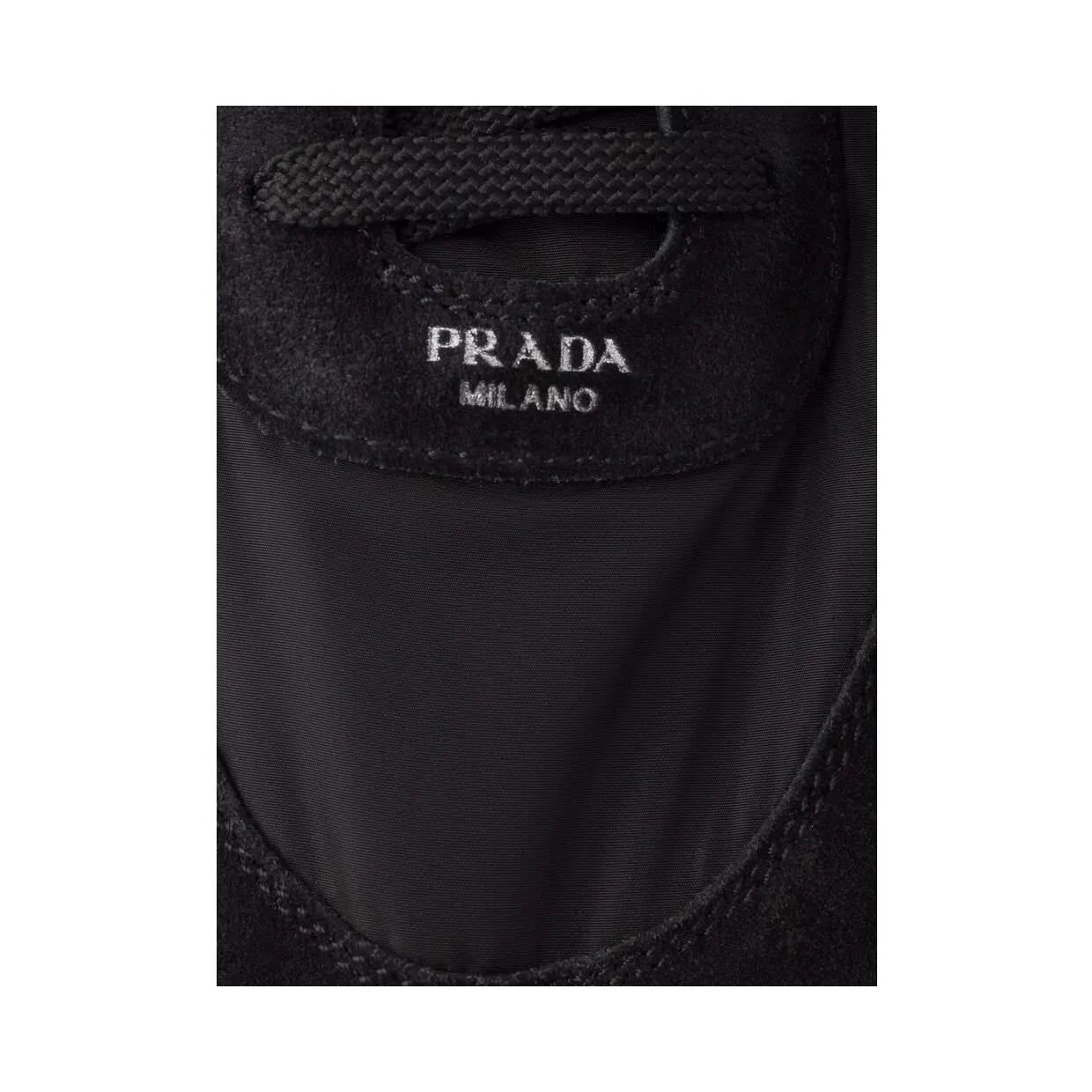 Prada Collapse Re-nylon and Suede Elasticized “Black” (2EG479 F G001 D7C F0002) (2)