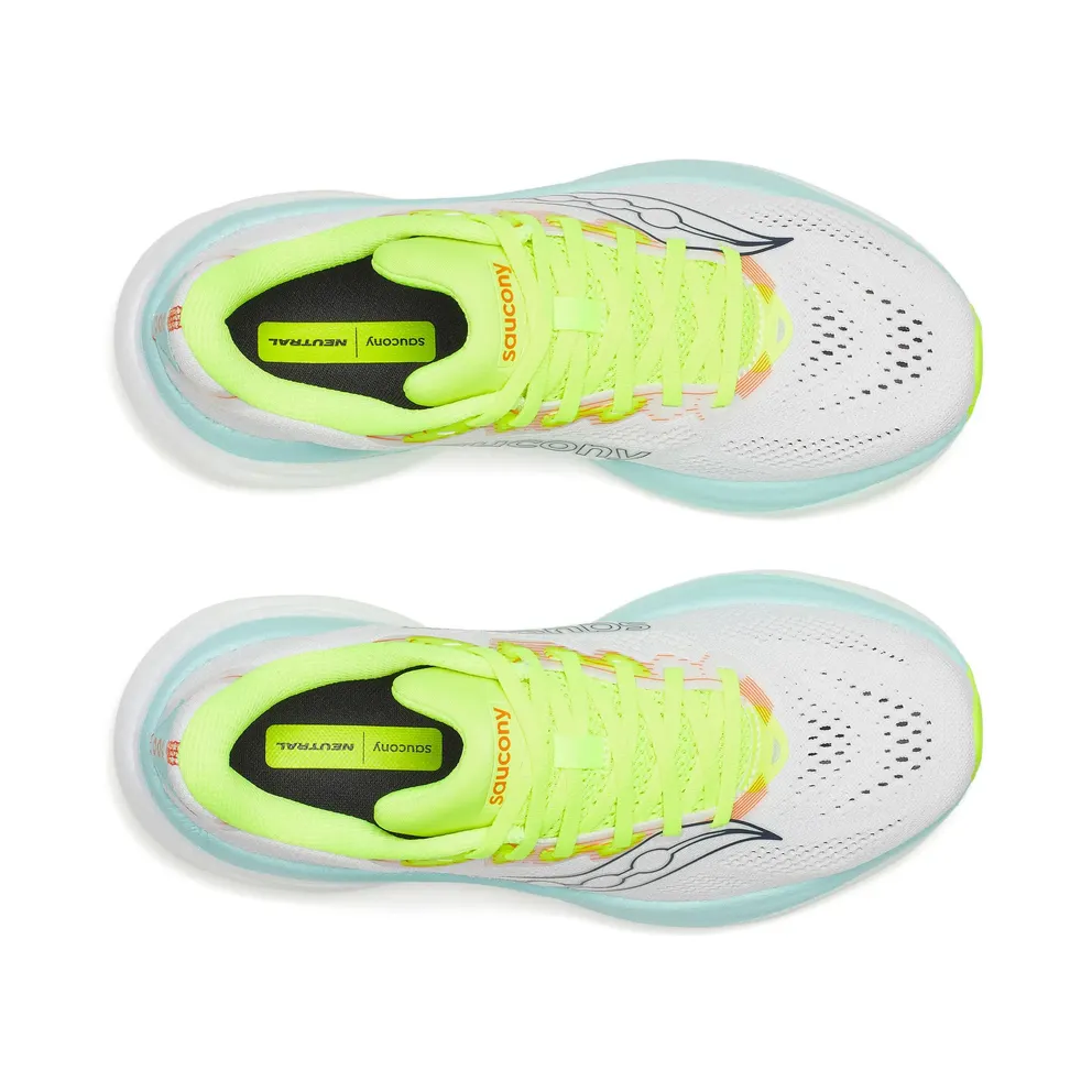 SAUCONY Ride 19 “White / Splash” (S11055-131)