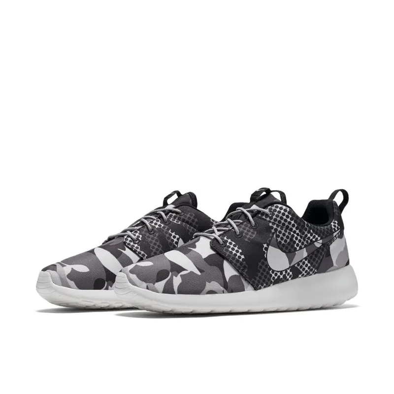 Nike Roshe One Print Camo White Black White/Black-Dark Grey-Wolf Grey (655206-100)