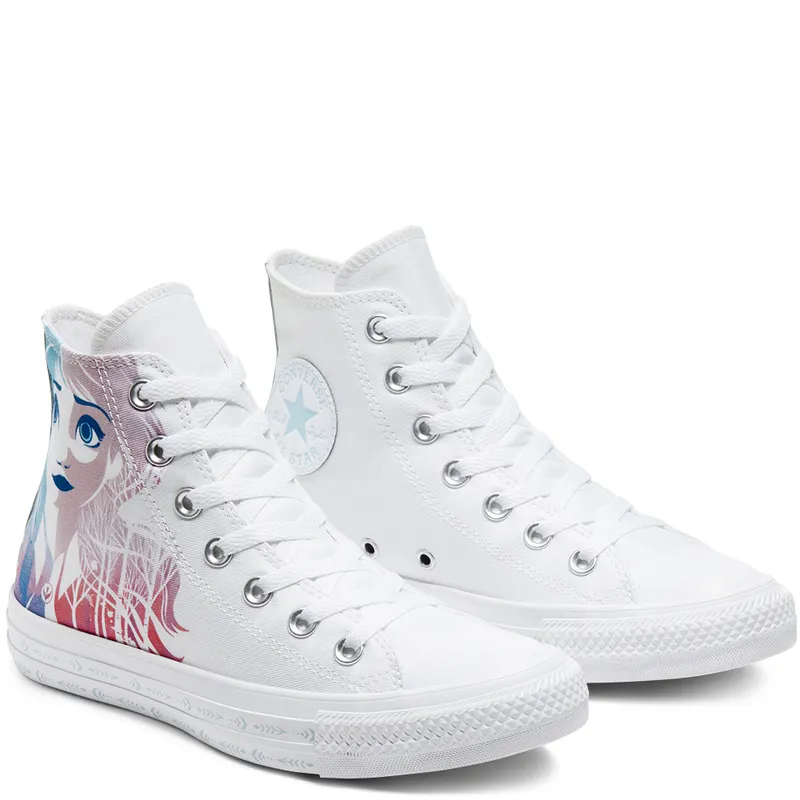 Converse Chuck Taylor All-Star Hi Frozen 2 White White/Multi-White (167357C)