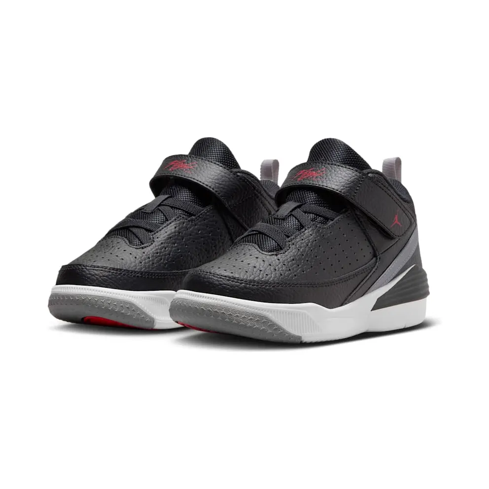 Jordan Max Aura 5 Black White Cement Grey University Red (DZ4354-061)