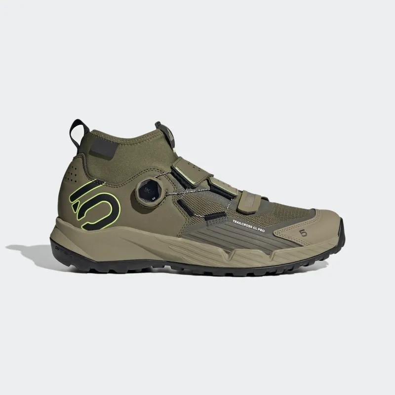 Adidas 5.10 TRAILCROSS PRO CLIP-IN MOUNTAIN BIKING SHOES Focus Olive / Core Black / Orbit Green (HP9934)